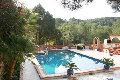 Terrasse und Schwimmbad
