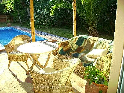 Überdachte Terrasse