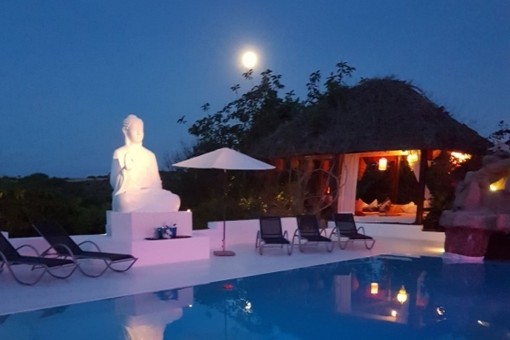 Der Pool bei Nacht