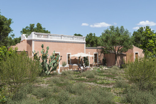 Neubau-Finca auf Formentera